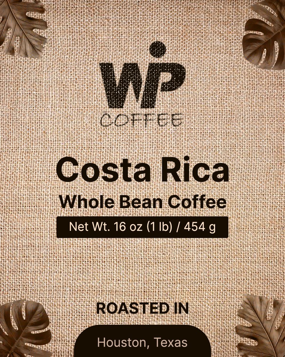 Costa Rica Whole Bean 1lb Bag