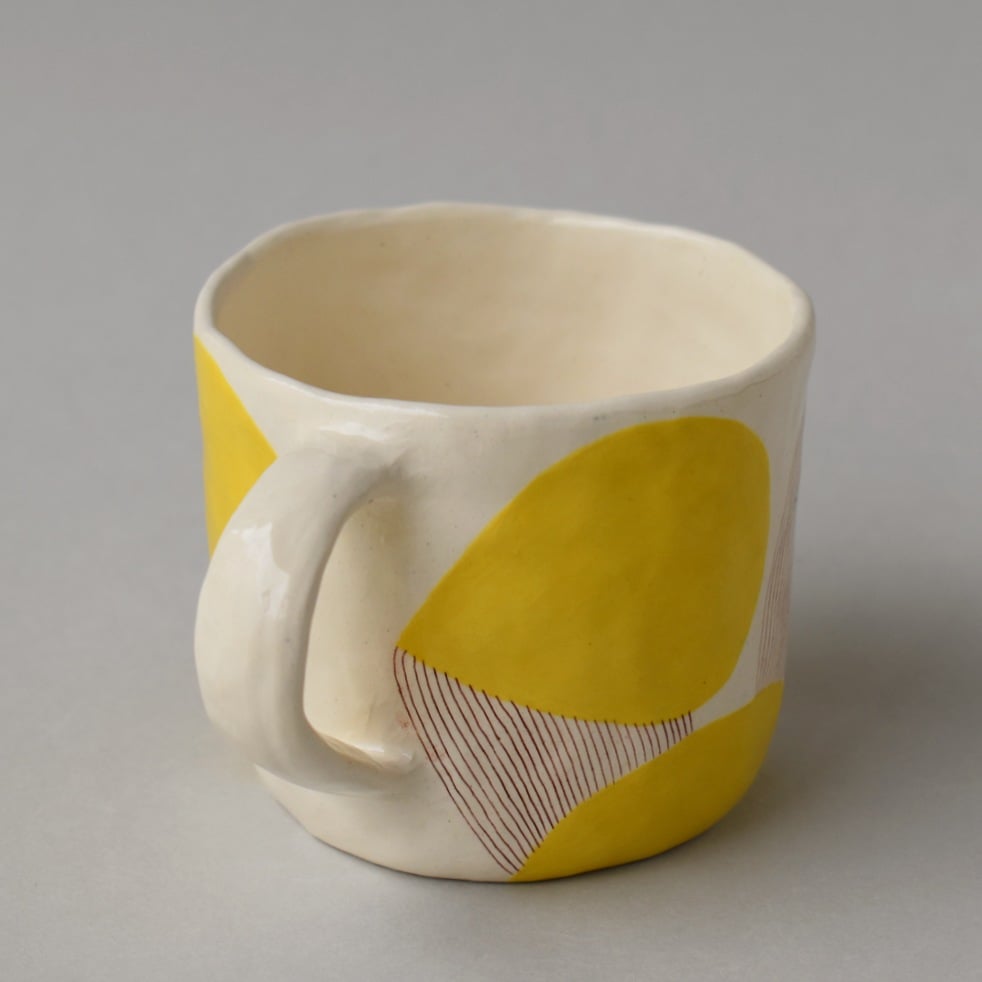Image of Yellow Abstract Mug