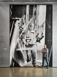 Image 4 of 'Warhol Holding Marilyn Acetate’, 1964 - WILLIAM JOHN KENNEDY (WJK)