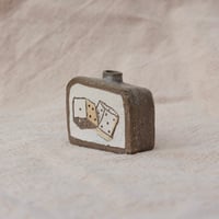 Image 2 of Dice and Superstitious Man Vase 