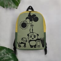 Image 2 of Panda Skate chill all over minimalist Book Bag