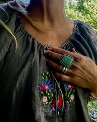 Image 1 of Thunderbird Turquoise Ring 