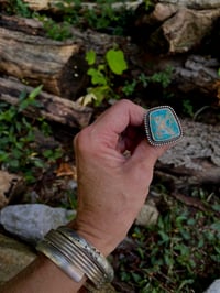 Image 2 of Thunderbird Turquoise Ring 