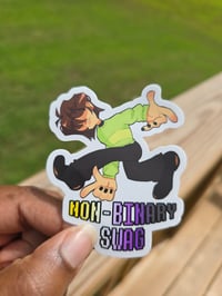 Image 1 of Non- Binary Swag Kris Sticker