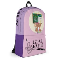 Image 1 of Teddy Learning in class Book Bag