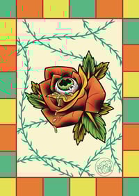Eye rose A5 print
