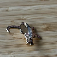 Image 3 of Stabbo Ratto – Hard Enamel Pin - LARGE