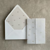 Image 6 of Castle gate vellum wrap for A7 card + envelope liner A7 euro flap envelope PACK of 10