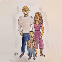 Image 2 of Custom Character Illustration 7x5"