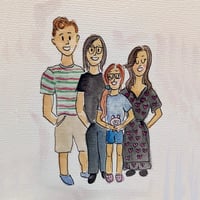 Image 3 of Custom Character Illustration 7x5"