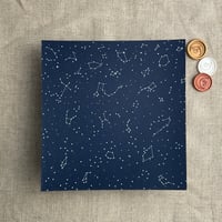 Image 15 of White ink print Stella Celestial printed liner A7 envelope liner PACK of 10