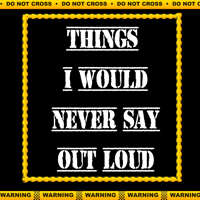 Image 1 of Things I Would Never Say Out Loud: A Book for Your Inner Most Thoughts