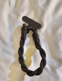 Black wrist phone holder