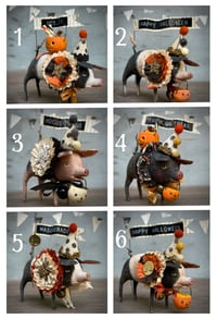 Image 2 of Halloween Spun Cotton Pigs (multiple single options available)
