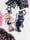 Image of panty & stocking 3in acrylic charm + big stickers