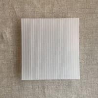 Image 14 of Stripes white ink printed vellum liner A7 envelope PACK of 10