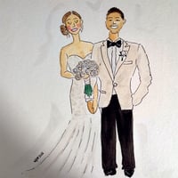 Image 1 of Wedding Character Illustration