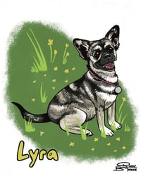 Image 1 of Custom Pet Illustration - Detailed
