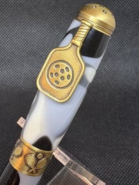 Image 3 of Pickleball Gold and Camo Twist Pen