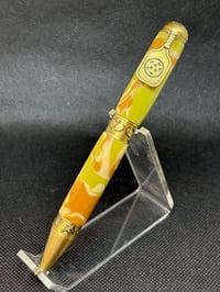 Image 1 of Pickle Ball Gold and Army Camo Pen