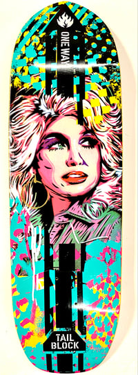 Image 1 of Custom ‘Dolly don’t Surf’ Mash up deck