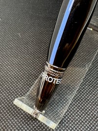 Image 4 of Police Click Pen in Satin Gun Metal