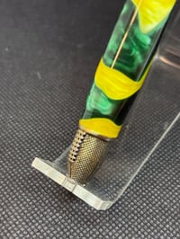 Image 3 of Football Pen in Packers Green and Gold