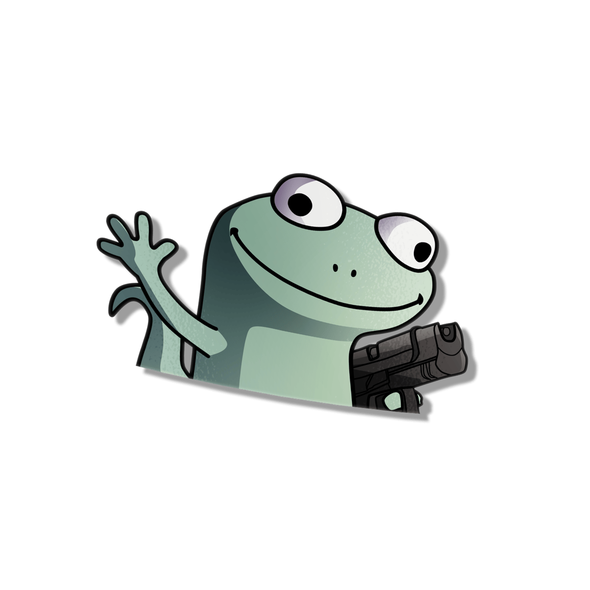 Image of Lizard With The Glockizard Sticker