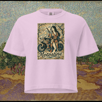 Image 1 of "Moto Geisha" heavyweight boxy tee