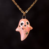 Pink Ghost Necklace