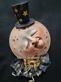 Image 1 of Sleeping Moon wall art plaque 