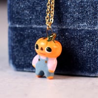 Cute Pumpkinhead Necklace