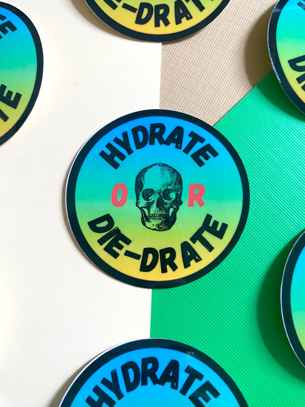 Image of Hydrate or Die-drate Sticker