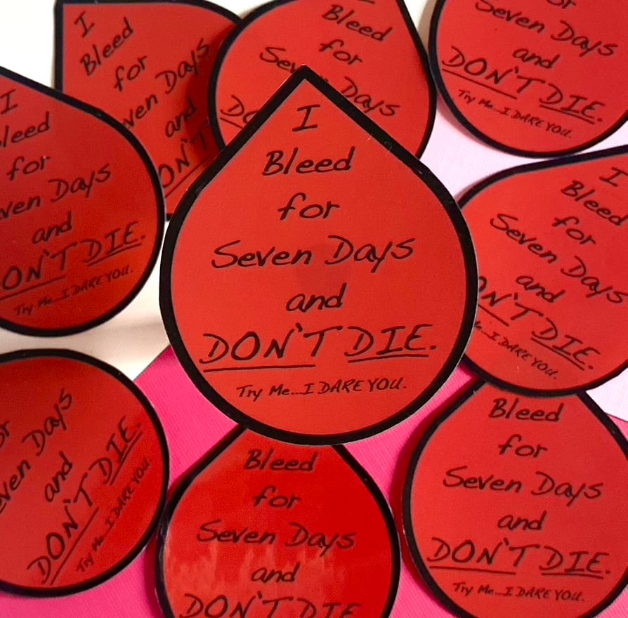 Image of I Bleed...Sticker