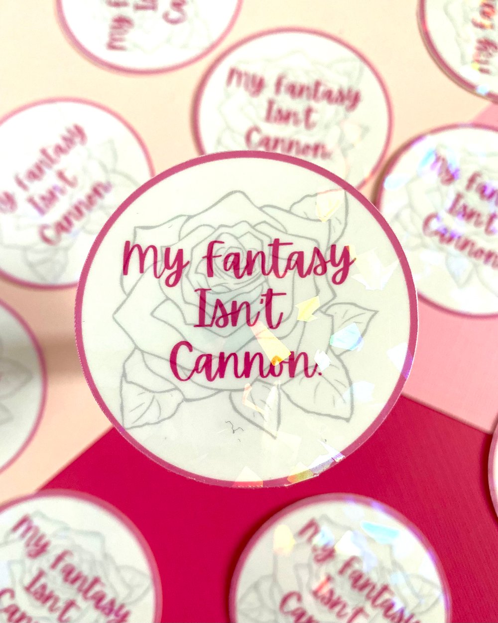 Image of My Fantasy Isn't Cannon Sticker