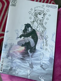 ZATANNA VARIANT COVER with remarque
