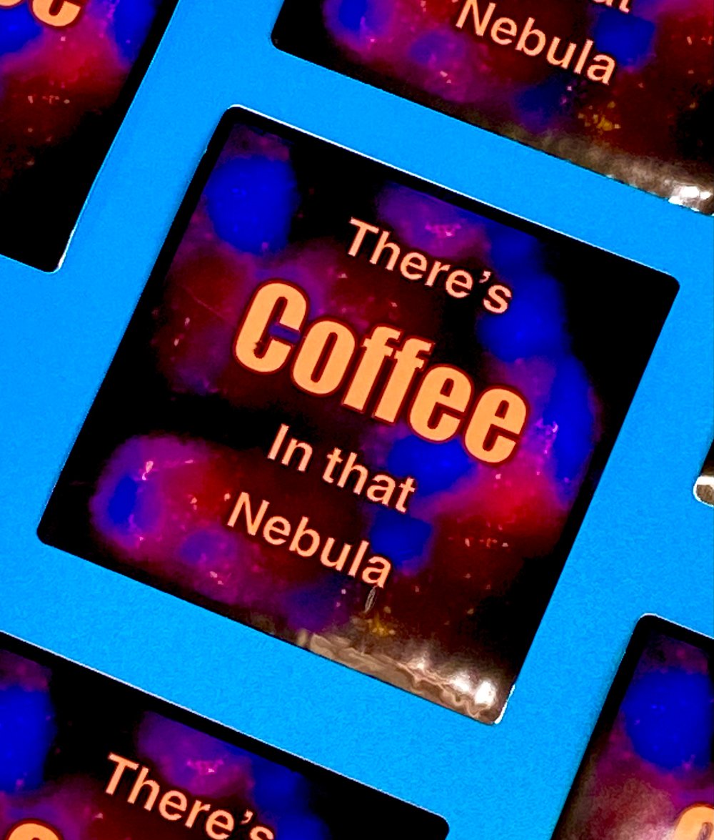 Image of There's Coffee in that Nebula Sticker, Captain Janeway, Star Trek Voyager