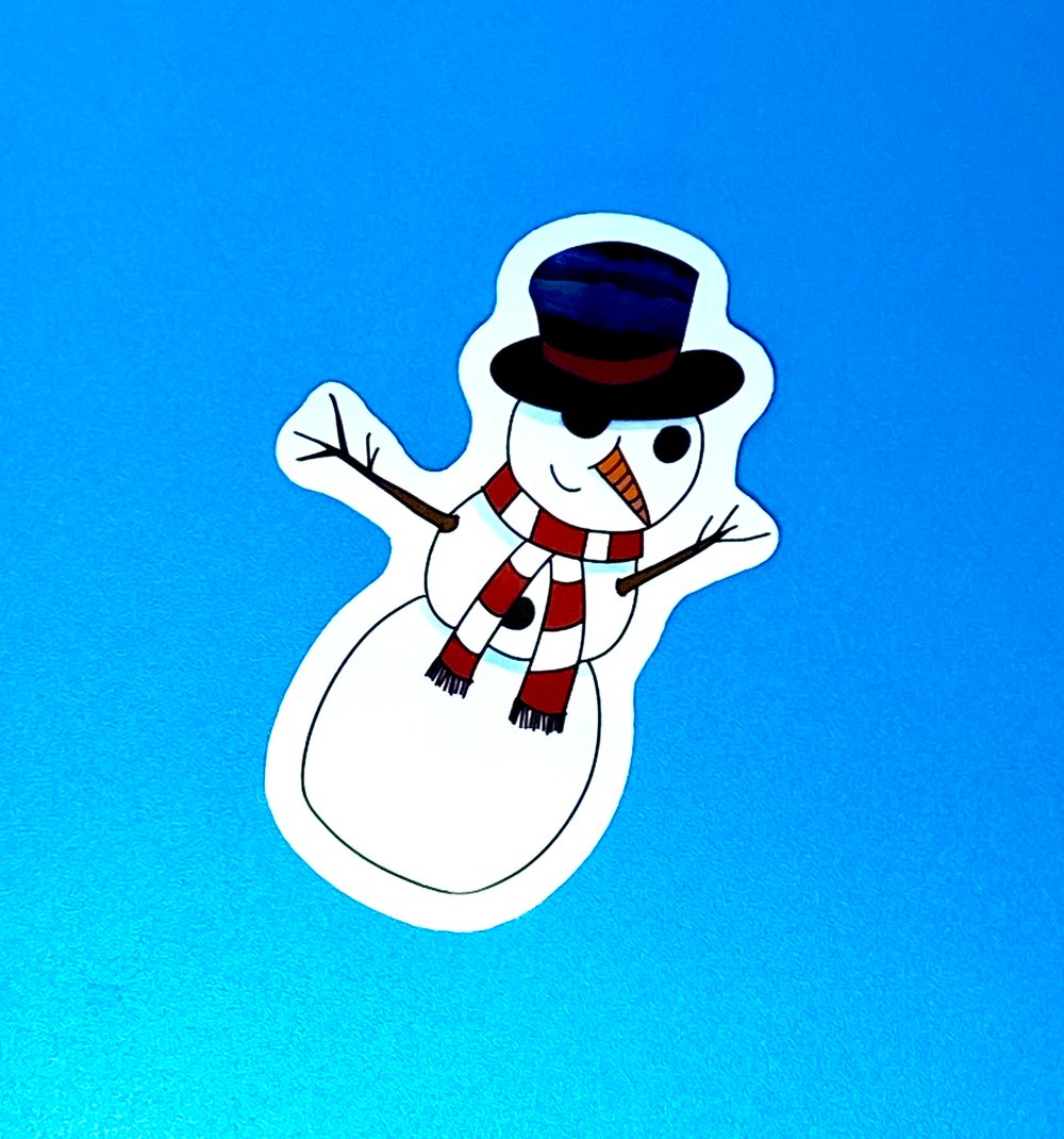 Image of Snowman Sticker