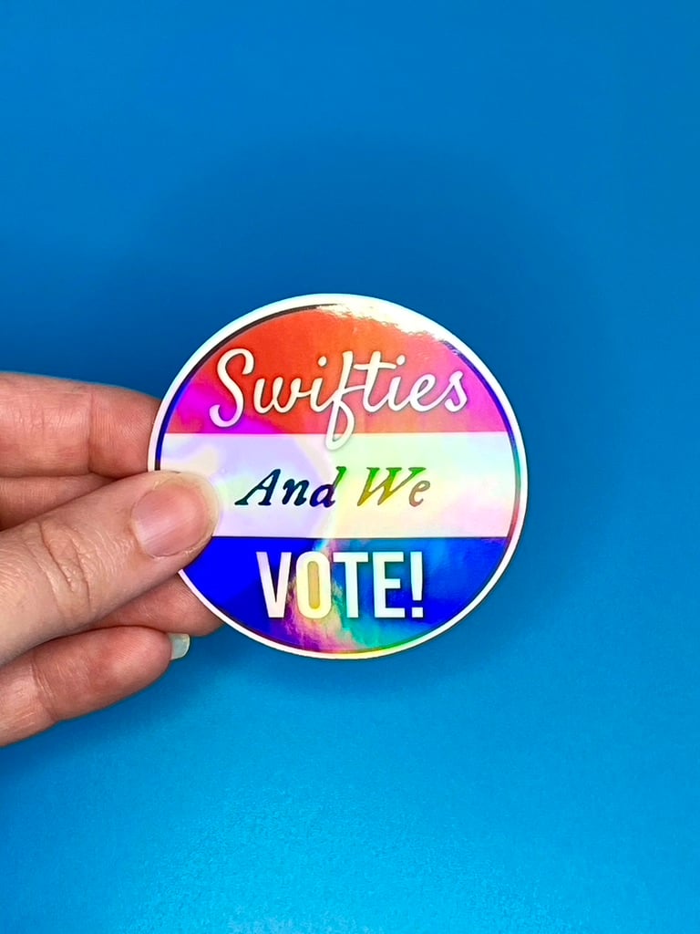 Image of Swifties and We Vote Sticker