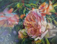 Bubbles and Roses - Original & Print