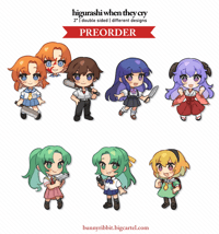Image 1 of Higurashi Charms [PREORDER] 