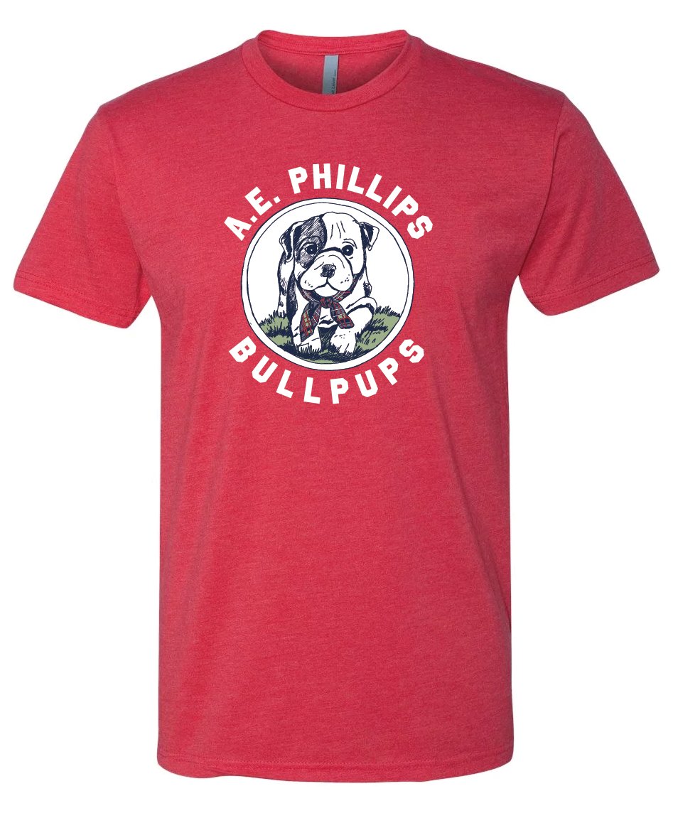 Image of Adult AE Phillips RED Short Sleeve Tee- Pre order