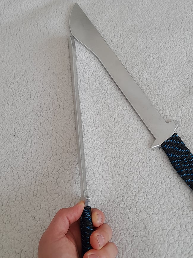 PAIR - Aluminium training sword (short) - Kali FMA HEMA Arnis Martial Arts