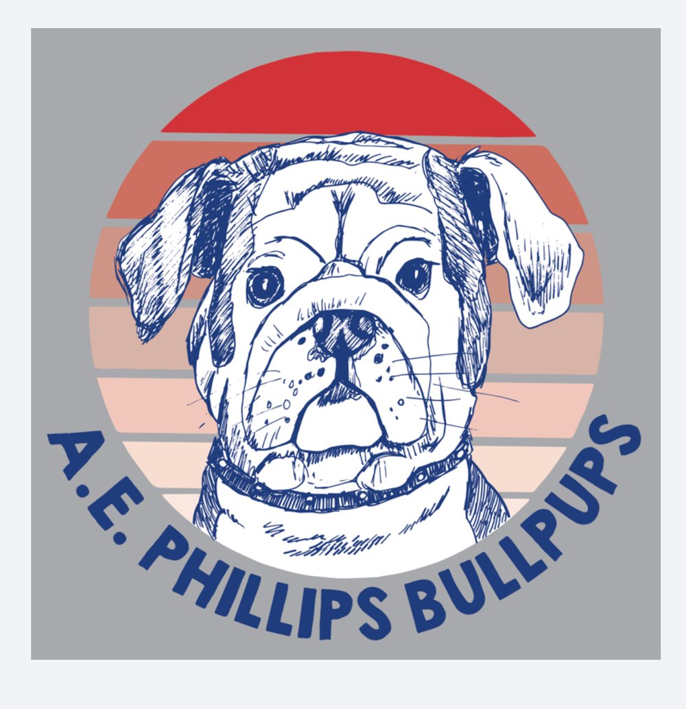 Image of Youth Bullpup Tee on Athletic Gray- Pre Order
