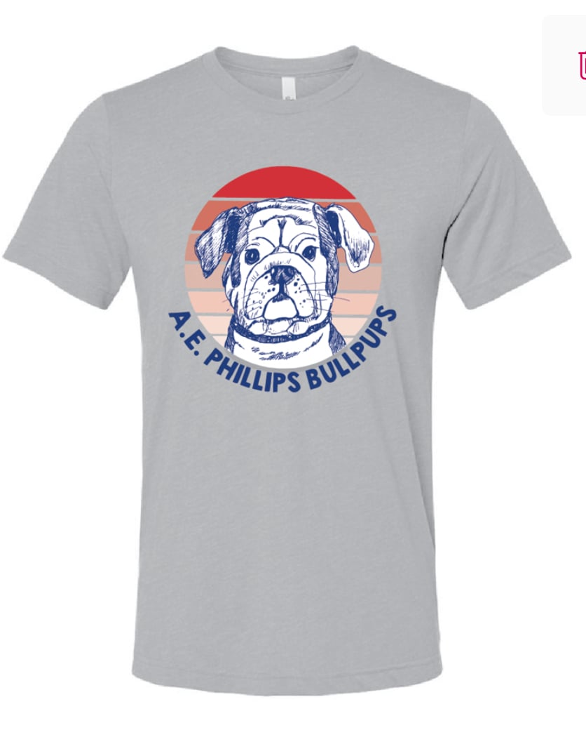 Image of Youth Bullpup Tee on Athletic Gray- Pre Order