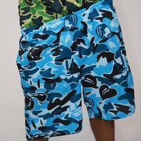 Image 2 of IMPERIAL AQUA CAMO MESH SHORT