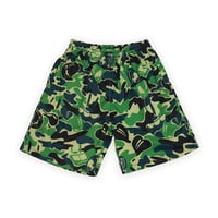 Image 1 of SLIMEY WASABI CAMO MESH SHORT