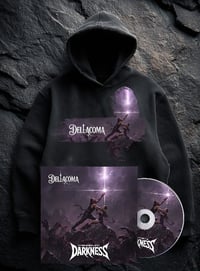 DELLACOMA SEARCHING FOR YOU IN THE DARKNESS STANDARD HOODIE + CD BUNDLE