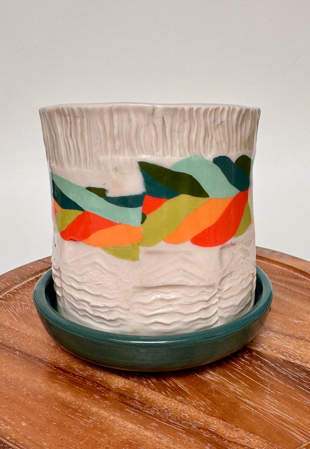 Image of Braided Nerikomi Porcelain Planter