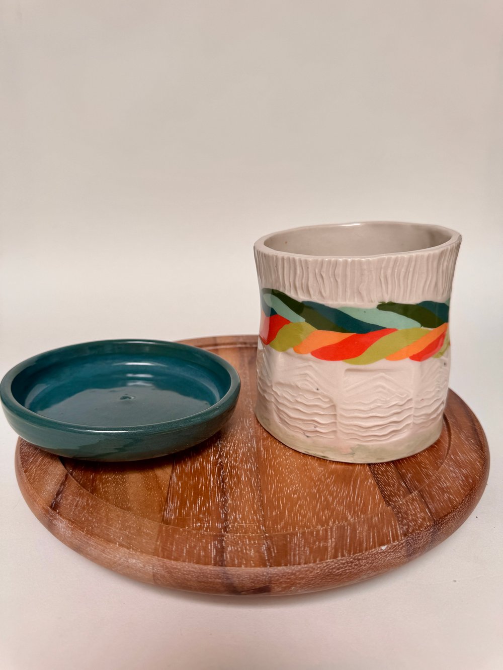 Image of Braided Nerikomi Porcelain Planter